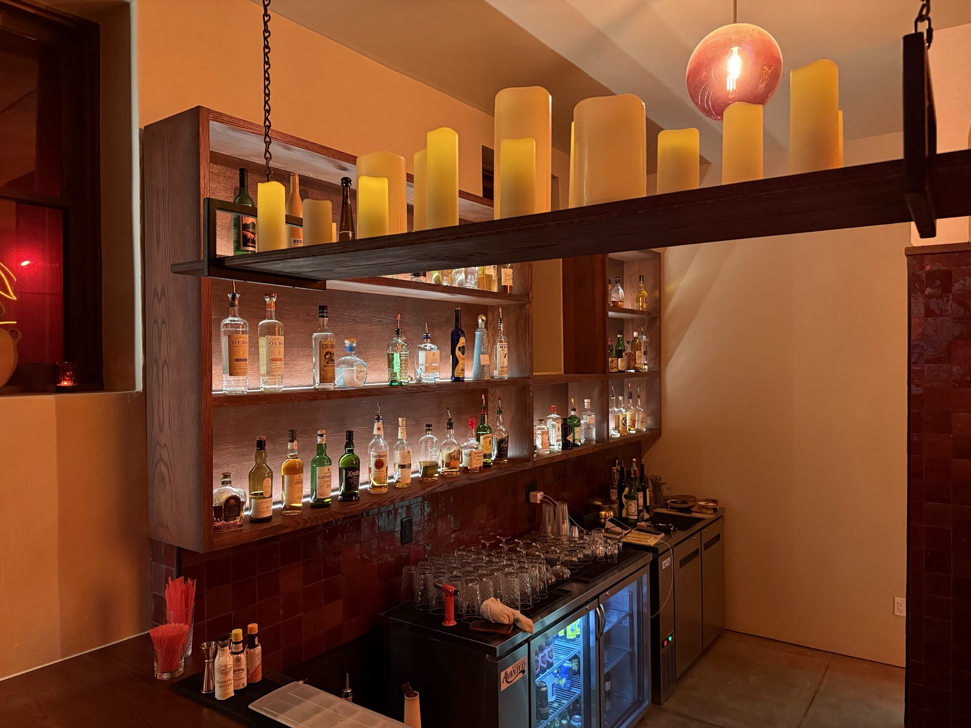 The back bar at Otherside